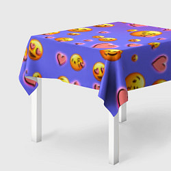 Скатерть для стола Очень много эмодзи, цвет: 3D-принт — фото 2