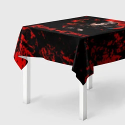 Скатерть для стола Черный Клевер Черный Бык 8, цвет: 3D-принт — фото 2