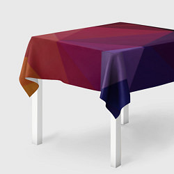 Скатерть для стола Полигональный фон, цвет: 3D-принт — фото 2