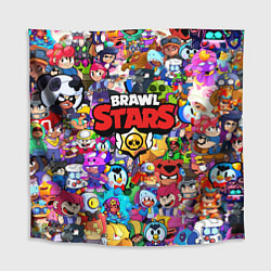 Скатерть для стола BRAWL STARS ВСЕ ПЕРСОНАЖИ, цвет: 3D-принт