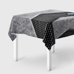 Скатерть для стола BMW - emblem - metal - texture, цвет: 3D-принт — фото 2