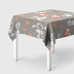 Скатерть для стола Влюбленные, цвет: 3D-принт — фото 2