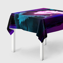 Скатерть для стола Сказочный волк, цвет: 3D-принт — фото 2