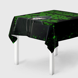 Скатерть для стола Матрица мата Анонимус, цвет: 3D-принт — фото 2
