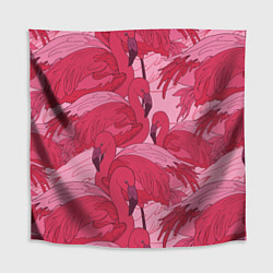 Скатерть для стола Розовые фламинго, цвет: 3D-принт