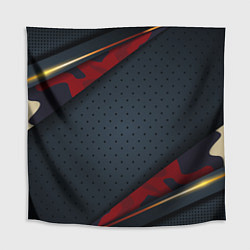 Скатерть для стола 3D Dark red & black, цвет: 3D-принт