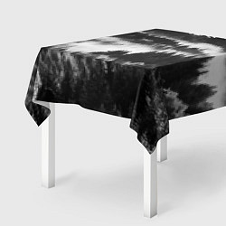 Скатерть для стола ТУМАННЫЙ ЛЕС МРАЧНЫЙ ЛЕС, цвет: 3D-принт — фото 2