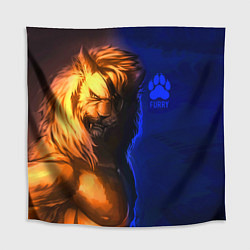 Скатерть для стола Furry lion, цвет: 3D-принт