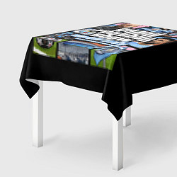 Скатерть для стола Мансити в стиле гта манчестер, цвет: 3D-принт — фото 2