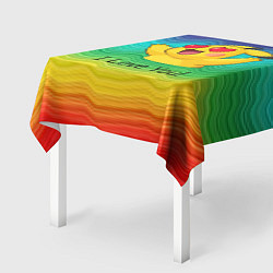 Скатерть для стола Влюбленный пикачу, цвет: 3D-принт — фото 2