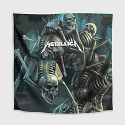 Скатерть для стола Metallica Metal Skull, цвет: 3D-принт