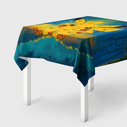 Скатерть для стола Жидкий Пикачу, цвет: 3D-принт — фото 2