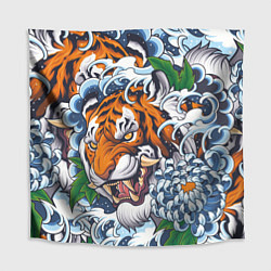 Скатерть для стола Тигр, цвет: 3D-принт