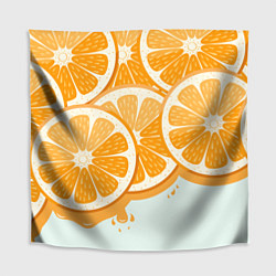 Скатерть для стола АПЕЛЬСИН ORANGE, цвет: 3D-принт