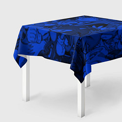 Скатерть для стола SONIC BLUE PATTERN СИНИЙ ЁЖ, цвет: 3D-принт — фото 2