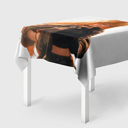 Скатерть для стола Аска Лэнгли в современном стиле, цвет: 3D-принт — фото 2