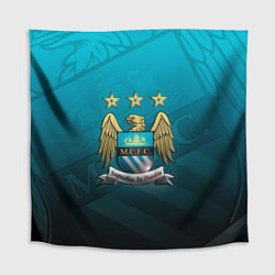 Скатерть для стола Manchester City Teal Themme, цвет: 3D-принт