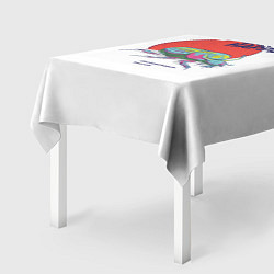 Скатерть для стола Жук-калоед из серия Жуки Кубани, цвет: 3D-принт — фото 2