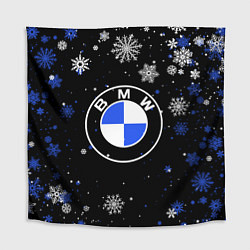 Скатерть для стола НОВОГОДНИЙ БМВ НОВЫЙ ГОД BMW, цвет: 3D-принт