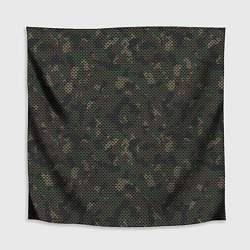 Скатерть для стола Камуфляж: лесной, цвет: 3D-принт