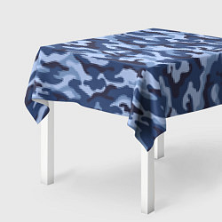 Скатерть для стола Синий Камуфляж Camouflage, цвет: 3D-принт — фото 2