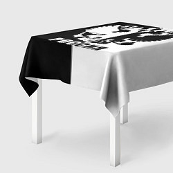 Скатерть для стола РОССИЯ чёрно-белое, цвет: 3D-принт — фото 2