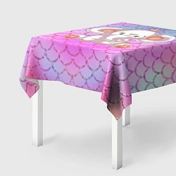 Скатерть для стола Маленький слоненок с короной, цвет: 3D-принт — фото 2