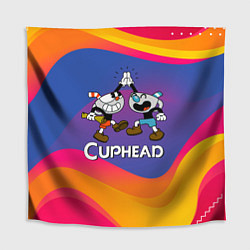 Скатерть для стола Веселые чашечки - Cuphead, цвет: 3D-принт