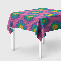 Скатерть для стола Тай-дай, яркие пятна, цвет: 3D-принт — фото 2