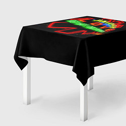 Скатерть для стола Unlimited Love - Red Hot Chili Peppers, цвет: 3D-принт — фото 2