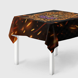 Скатерть для стола Орел в узорах, цвет: 3D-принт — фото 2