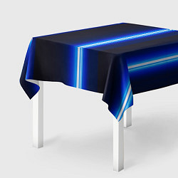 Скатерть для стола Неоновое синее свечение, цвет: 3D-принт — фото 2