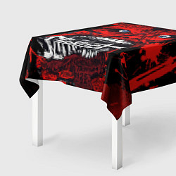 Скатерть для стола Slipknot red blood, цвет: 3D-принт — фото 2