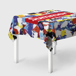 Скатерть для стола Экспрессивный летний паттерн, цвет: 3D-принт — фото 2