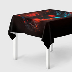 Скатерть для стола Демонический пришелец, цвет: 3D-принт — фото 2