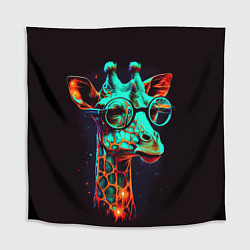 Скатерть для стола Зеленый жираф в круглых очках, цвет: 3D-принт