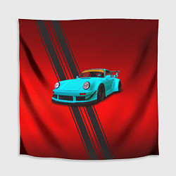 Скатерть для стола Немецкий спортивный автомобиль Porsche 911, цвет: 3D-принт