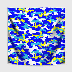 Скатерть для стола Камуфляж летнее небо, цвет: 3D-принт