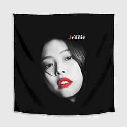 Скатерть для стола Blackpink Jennie Red lips, цвет: 3D-принт