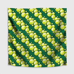 Скатерть для стола Большой теннис - мячики, цвет: 3D-принт