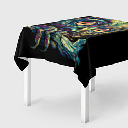 Скатерть для стола Психоделический тамарин, цвет: 3D-принт — фото 2