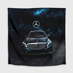 Скатерть для стола Mercedes Benz space background, цвет: 3D-принт