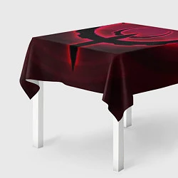 Скатерть для стола Quake красный, цвет: 3D-принт — фото 2