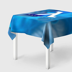 Скатерть для стола Half life blue storm, цвет: 3D-принт — фото 2