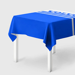Скатерть для стола Вольво - две синии полосы, цвет: 3D-принт — фото 2