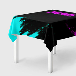 Скатерть для стола Fortnite краски неоновые стиль, цвет: 3D-принт — фото 2