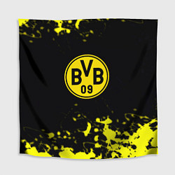 Скатерть для стола Borussia краски жёлтые, цвет: 3D-принт