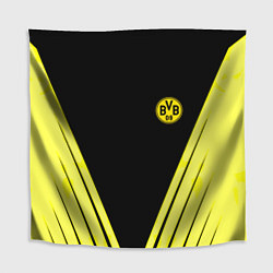 Скатерть для стола Borussia geometry yellow, цвет: 3D-принт