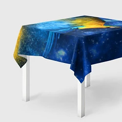 Скатерть для стола Космический попугай, цвет: 3D-принт — фото 2