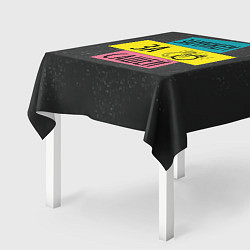 Скатерть для стола Муж Саша, цвет: 3D-принт — фото 2